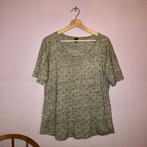 Oversized boatneck t shirt with embellishments